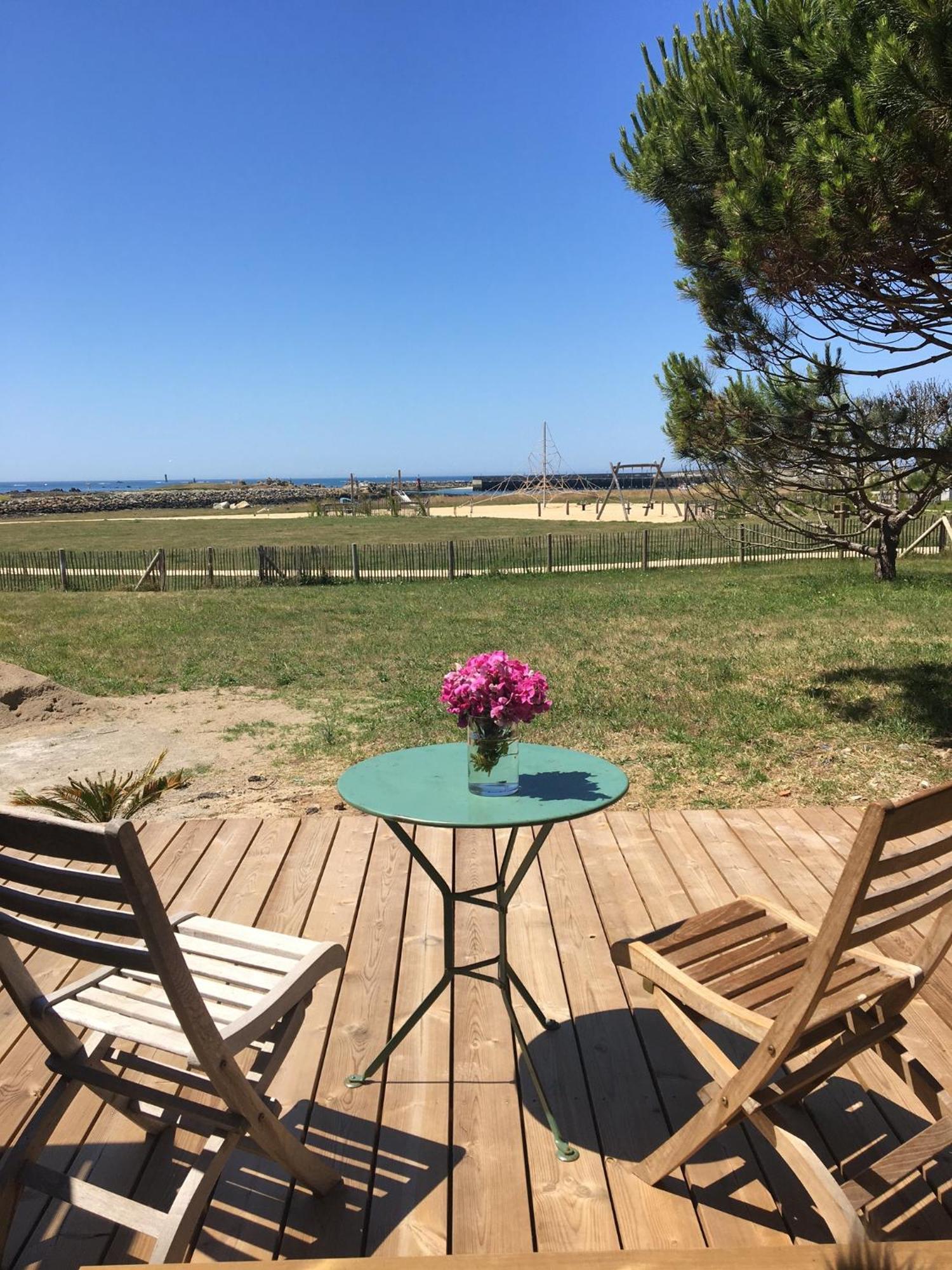 Appart-Studios Vue Mer Panoramique St Guenole Cote Mer Penmarcʼh Oda fotoğraf